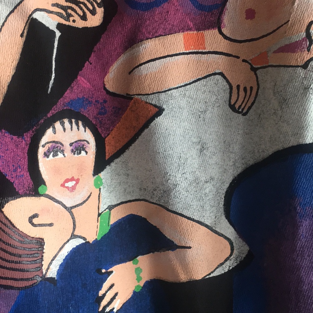 RARE Hand painted 90s shirt - Picture 4 of 6